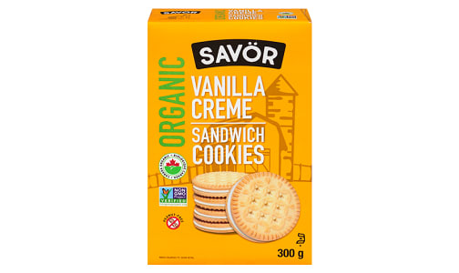 Organic Vanilla Creme Cookies- Code#: SN2428