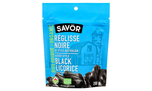 Organic Black Licorice Aussie Style- Code#: SN2507