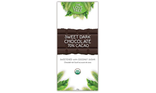 Organic Sweet Dark Chocolate- Code#: SN3863