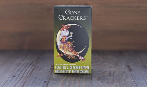 Olive Oil & Cracked Pepper Crackers- Code#: SN762