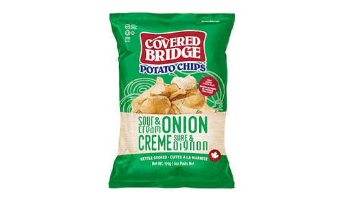 Sour Cream & Onion Potato Chips- Code#: SN9140