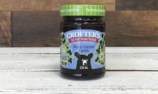 Organic Black Currant Just Fruit Spread- Code#: SP3110