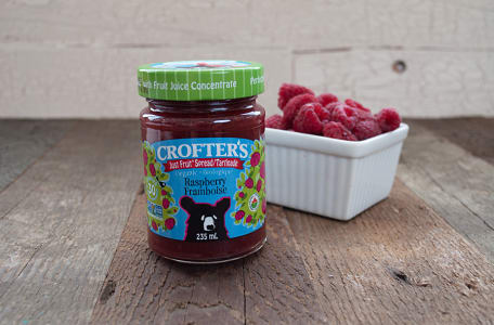 Organic Raspberry Just Fruit Spread- Code#: SP401