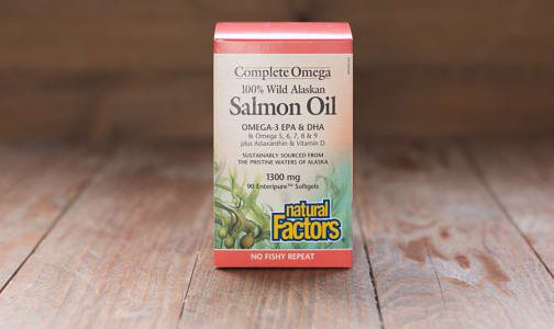 Complete Omega 100% Wild Alaskan Salmon Oil- Code#: VT1020
