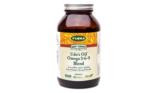 Organic Udo's Oil 3-6-9 Blend - 1000 mg- Code#: VT2000