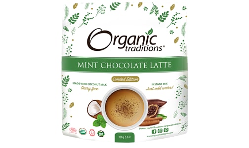 Organic Mint Chocolate Latte- Code#: VT2202