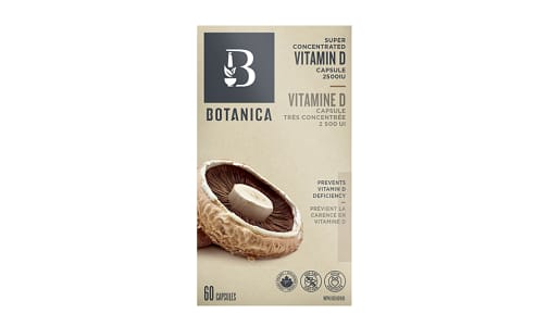 Organic Vitamin D 2500 IU- Code#: VT2237