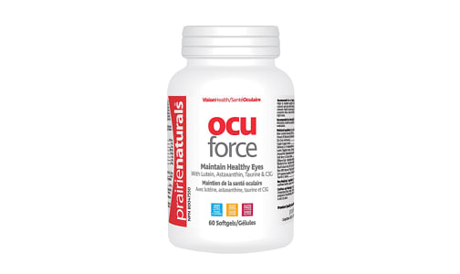 Ocu-Force - Vision Support with Lutein, Astaxanthin,Taurine, C3G, Vitamins, & Minerals- Code#: VT2262