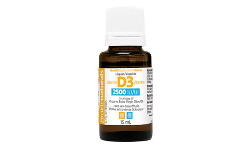 Vitamin D3 Cholecalciferol 2,500 IU in Organic Extra-Virgin Olive Oil- Code#: VT2449