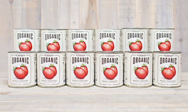 Organic Whole Tomatoes - CASE