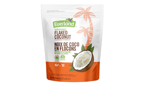Organic Coconut - Flaked, Raw