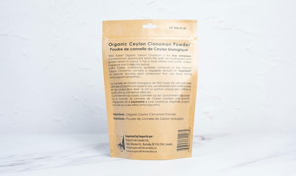 Organic Large Organic Ceylon Cinnamon - Powder