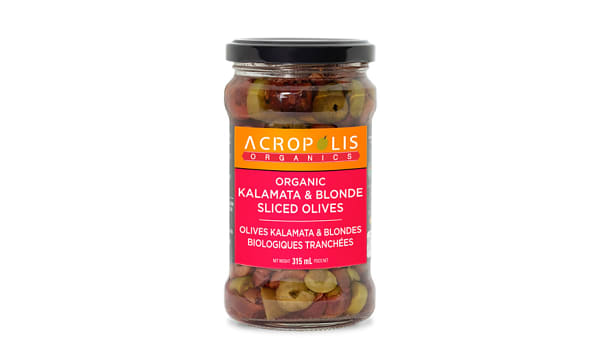 Organic Kalamata & Blonde Sliced Olives