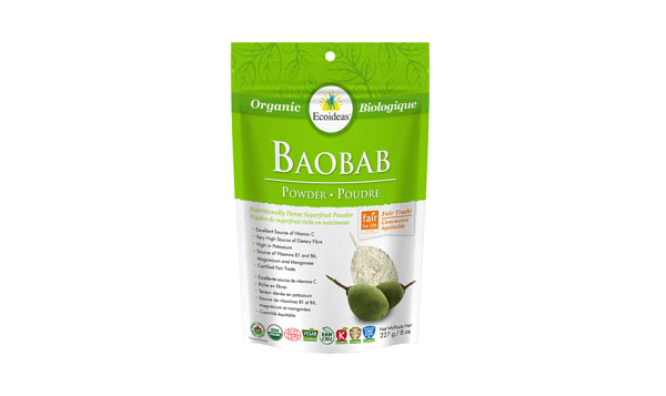 Organic Baobab Fruit Pulp Powder
