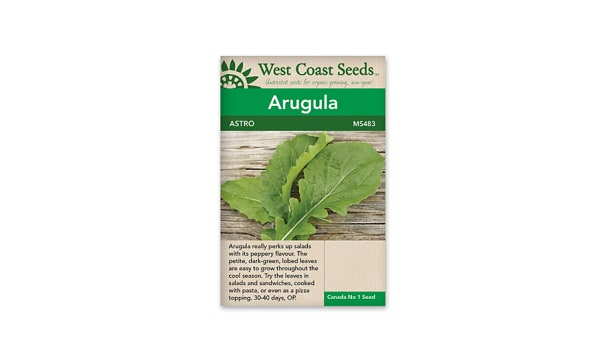 Organic  Astro  Arugula Seeds (OP)