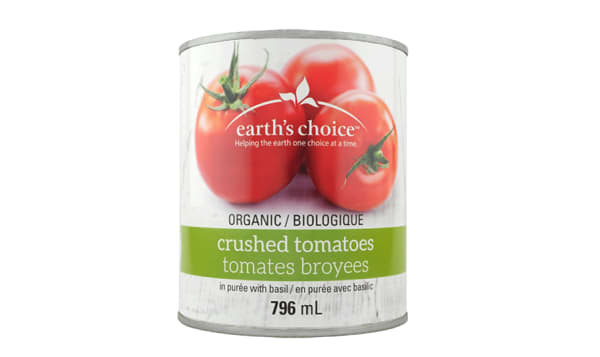 Organic Crushed Tomatoes with Basil