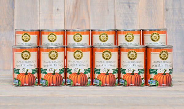 Organic Canned Pumpkin Puree - BPA Free - CASE