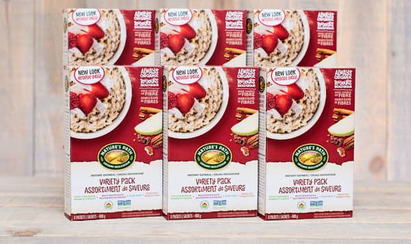 Organic Instant Oatmeal Variety Pack - CASE