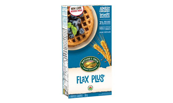 Organic Flax Plus Waffles (Frozen)