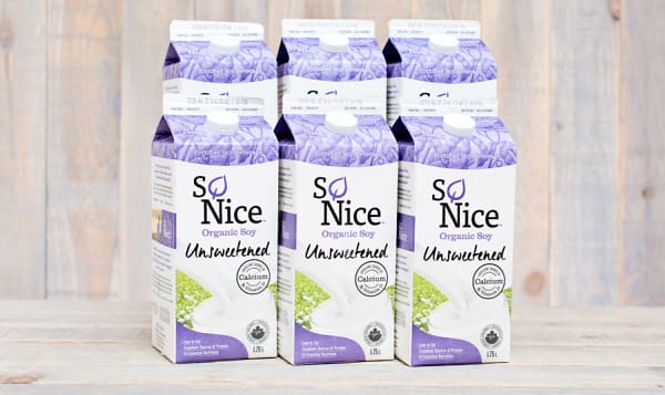 Organic Unsweetened Fresh Soy Milk - CASE