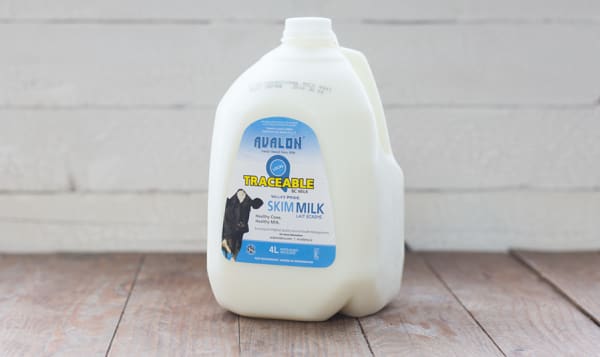 Traceable Skim Milk - Sourced from a local Eco-Dairy