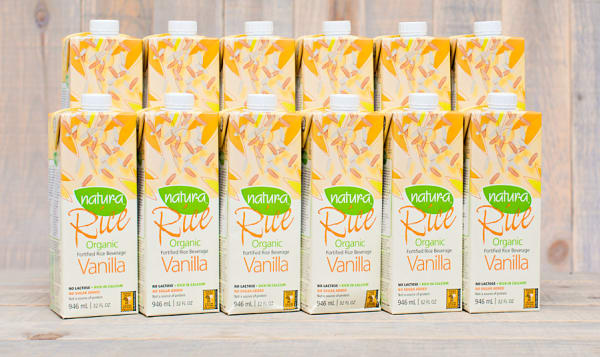 Organic Enriched Rice Beverage - Vanilla - CASE