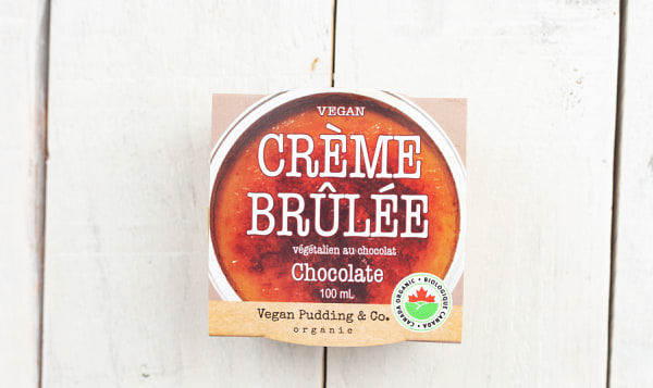 Organic Vegan Crème Brulee - Chocolate