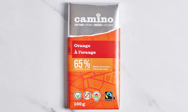 Organic Orange Chocolate Bar