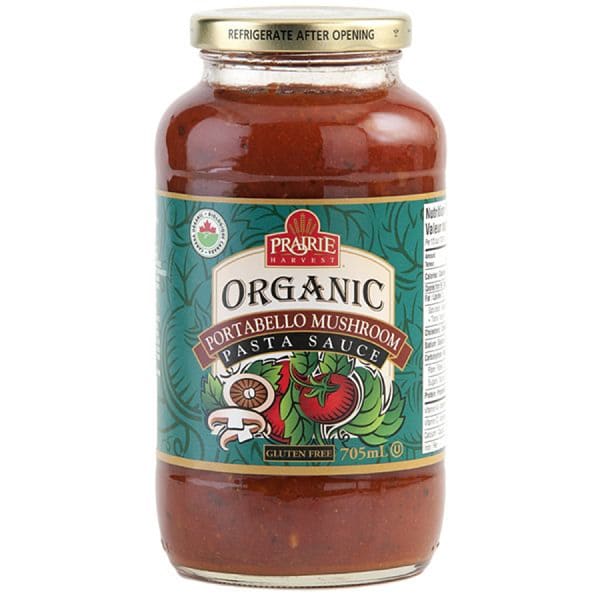 Organic Portabello Mushroom Pasta Sauce