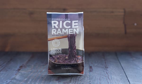 Forbidden Rice Ramen with Miso Soup