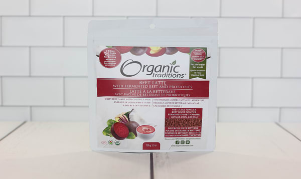 Organic Beet Latte with Probiotics