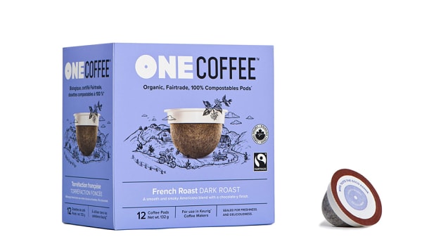 Organic 99% Biodegradable French Roast Coffee Cups