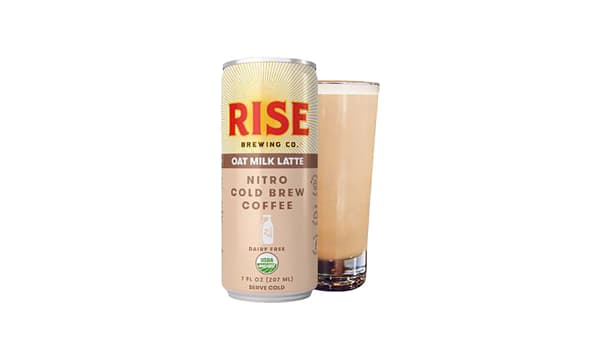 Organic Nitro Cold Brew Coffee - Oat Milk Latte