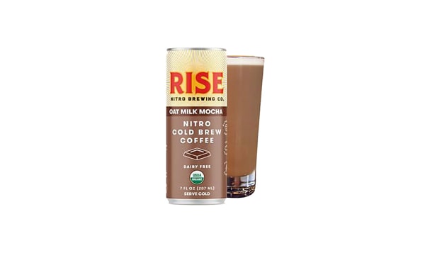 Organic Nitro Cold Brew Coffee - Oat Milk Mocha Latte