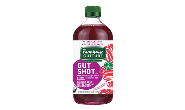 Farmhouse Culture Organic Ginger Beet Gut Shot 473ml Shop At Spud Ca