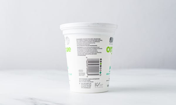 Organic Plain Yogurt - 3.5% MF