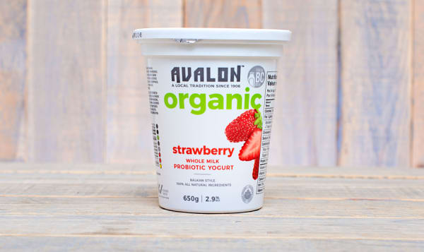Organic Strawberry Yogurt - 2.6% MF