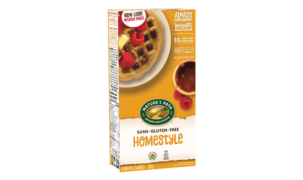 Organic Homestyle Waffles (Frozen)