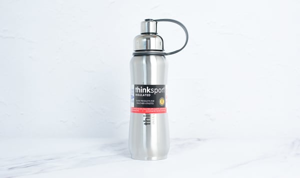 17 oz (500 ml) Insulated Sports Bottle - Silver