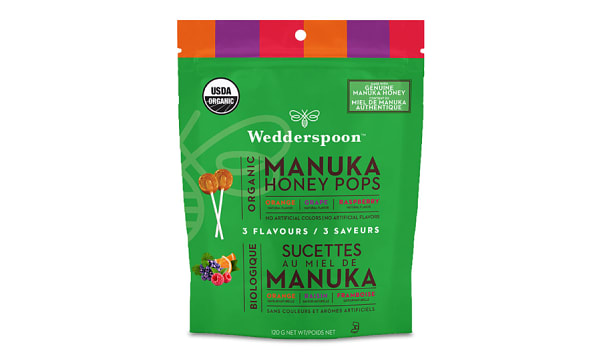 Organic Manuka Honey Pops Variety Pack