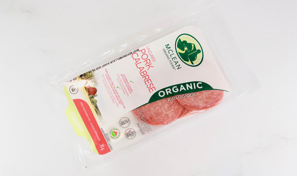 Organic Sliced Calabrese Salami