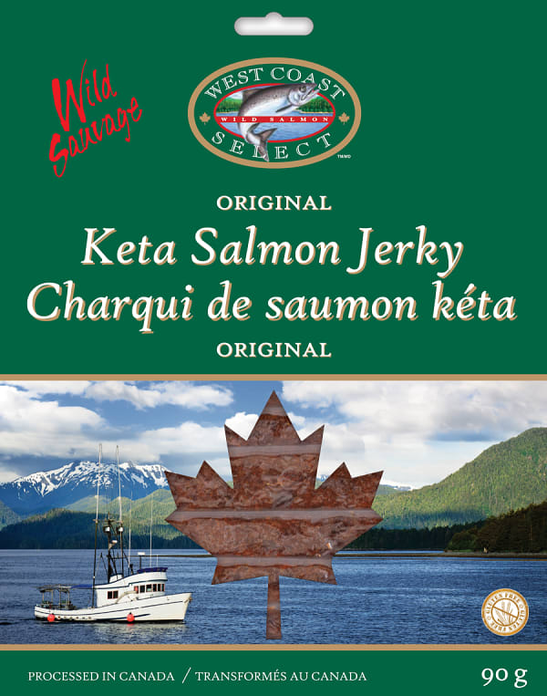 Sleeved Salmon Jerky - Regular