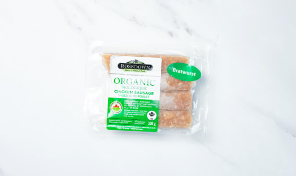 Organic Bratwurst, Chicken Sausage (Frozen)