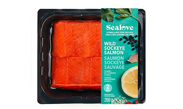 Wild Sockeye Salmon 2pc (Frozen)