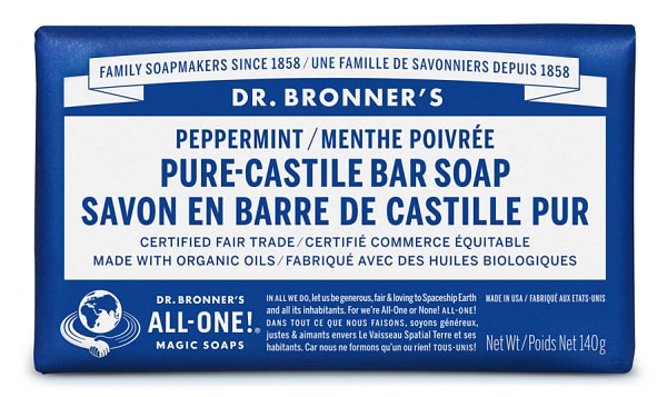 All-One Pure-Castile Bar Soap - Peppermint