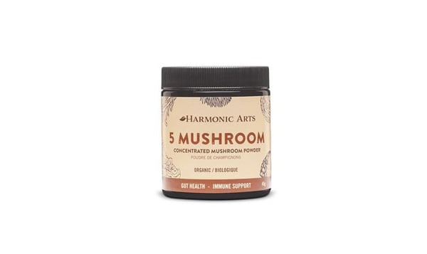 Organic 5 Mushroom Concentrated Mushroom Powder