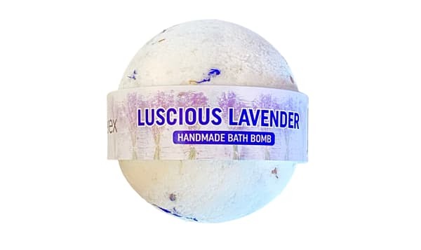 Luscious Lavender Bath Bomb With Black Seed Oil