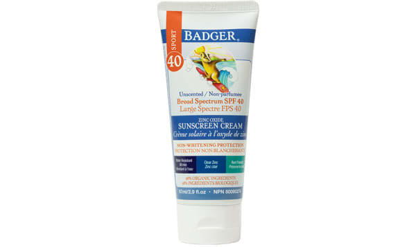 Organic SPF 40 CLEAR Sport Sunscreen