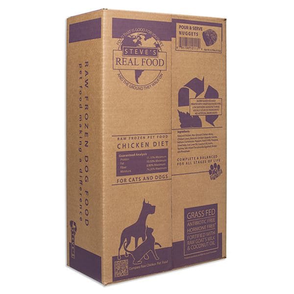 Free Range Raw Chicken Patties for Dogs & Cats (Frozen)