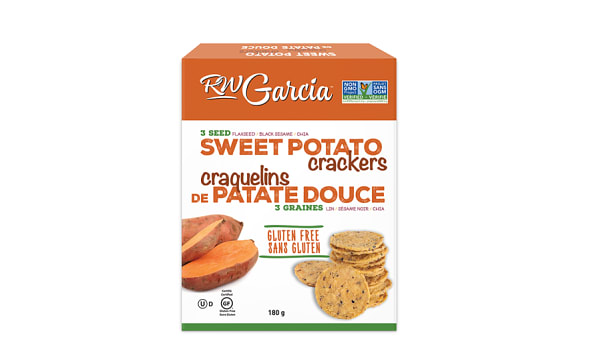 3 Seed Sweet Potato Crackers
